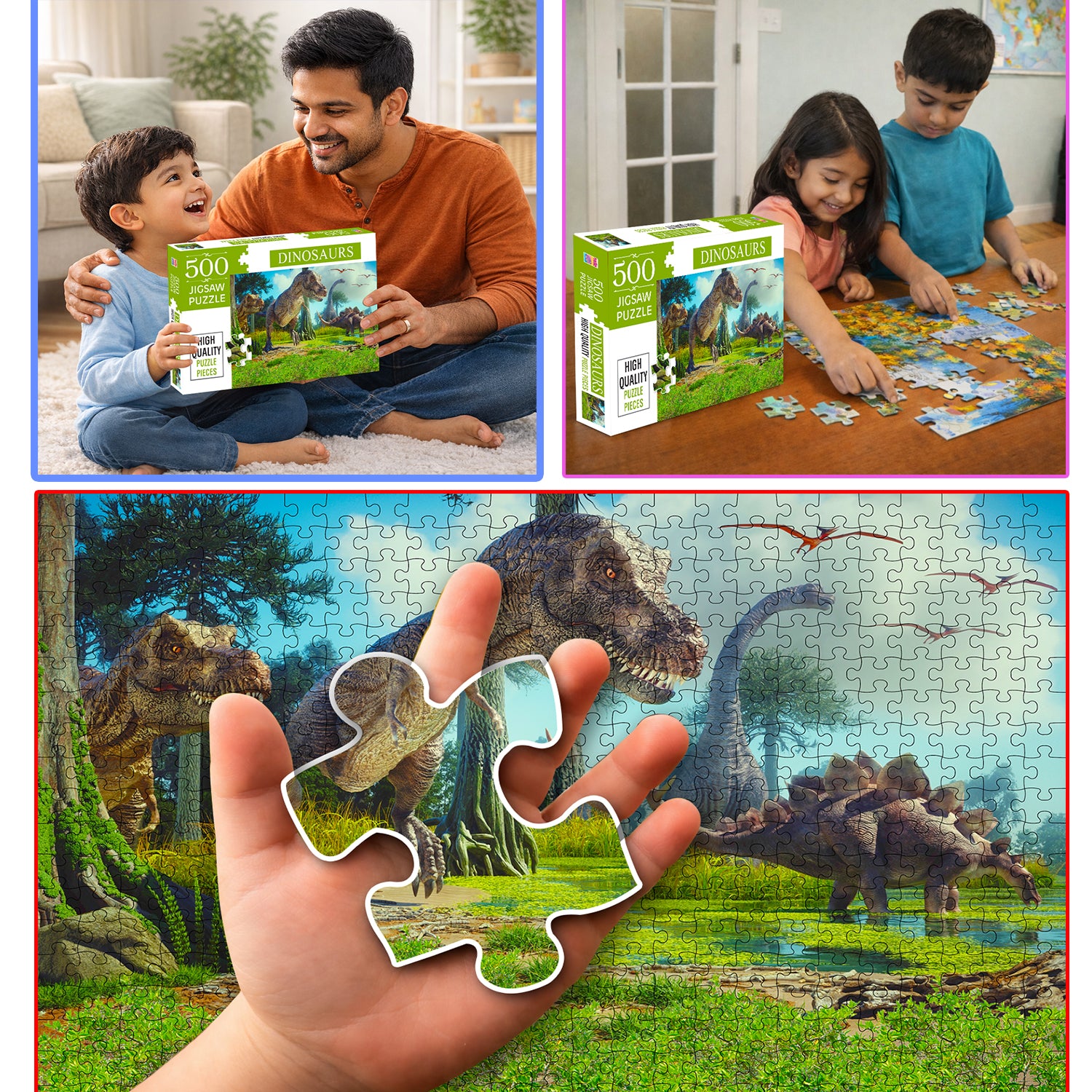 Dinosaurs Jigsaw Puzzle - Family & Kids Play