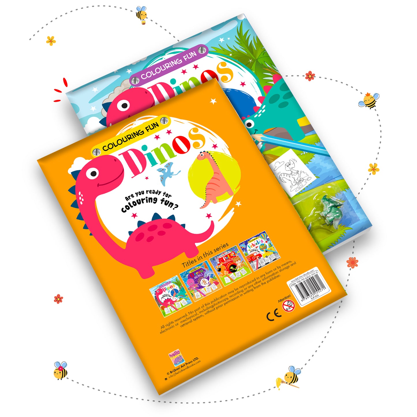 Colouring Fun Dinos - Coloring Activity Book for Creative Kids