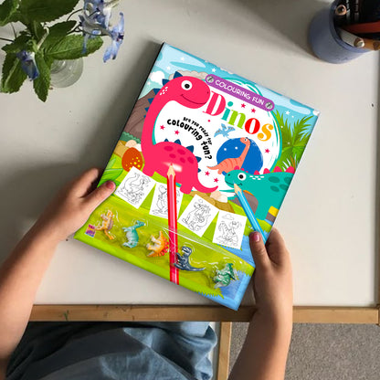 Colouring Fun Dinos - Coloring Activity Book for Creative Kids