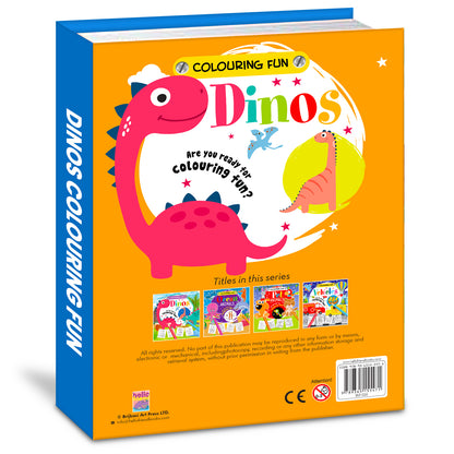 Colouring Fun Dinos - Coloring Activity Book for Creative Kids