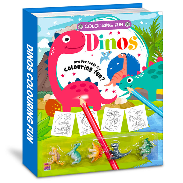 Colouring Fun Dinos - Coloring Activity Book for Creative Kids