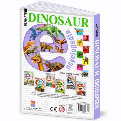 Ultimate Dinosaur Encyclopedia - Back Cover 3D view