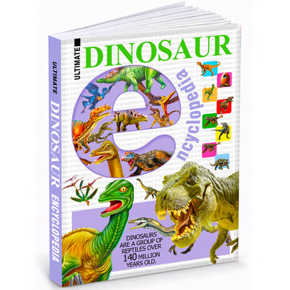 Ultimate Dinosaur Encyclopedia - Front Cover 3D view
