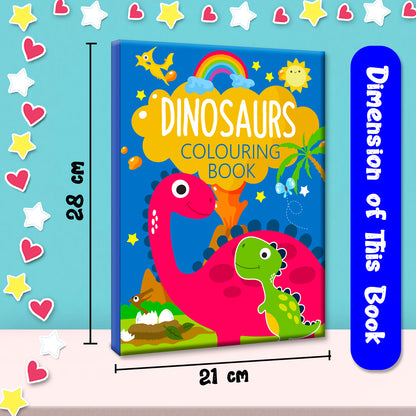 Dinosaurs Colouring Book | Fun Dinosaur Coloring Book for Kids | Creative Activity Book