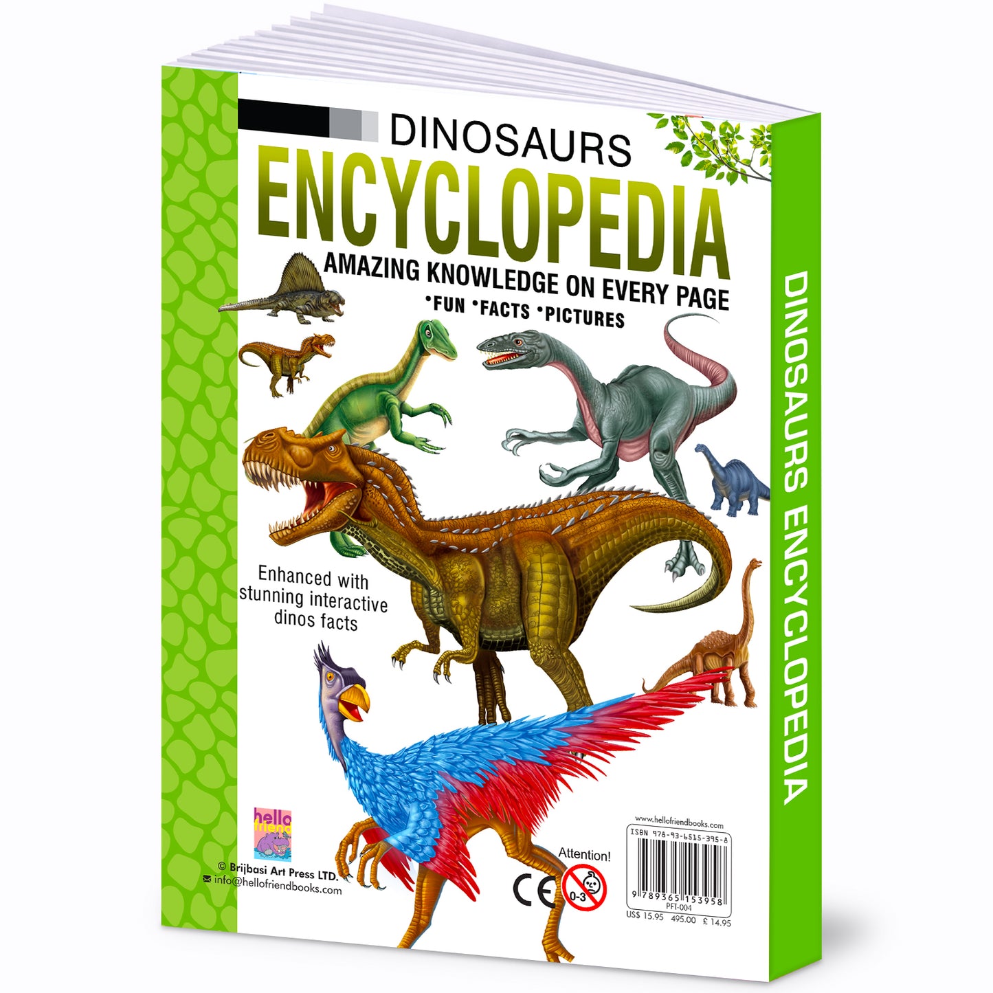 Dinosaur Encyclopedia - Back Cover