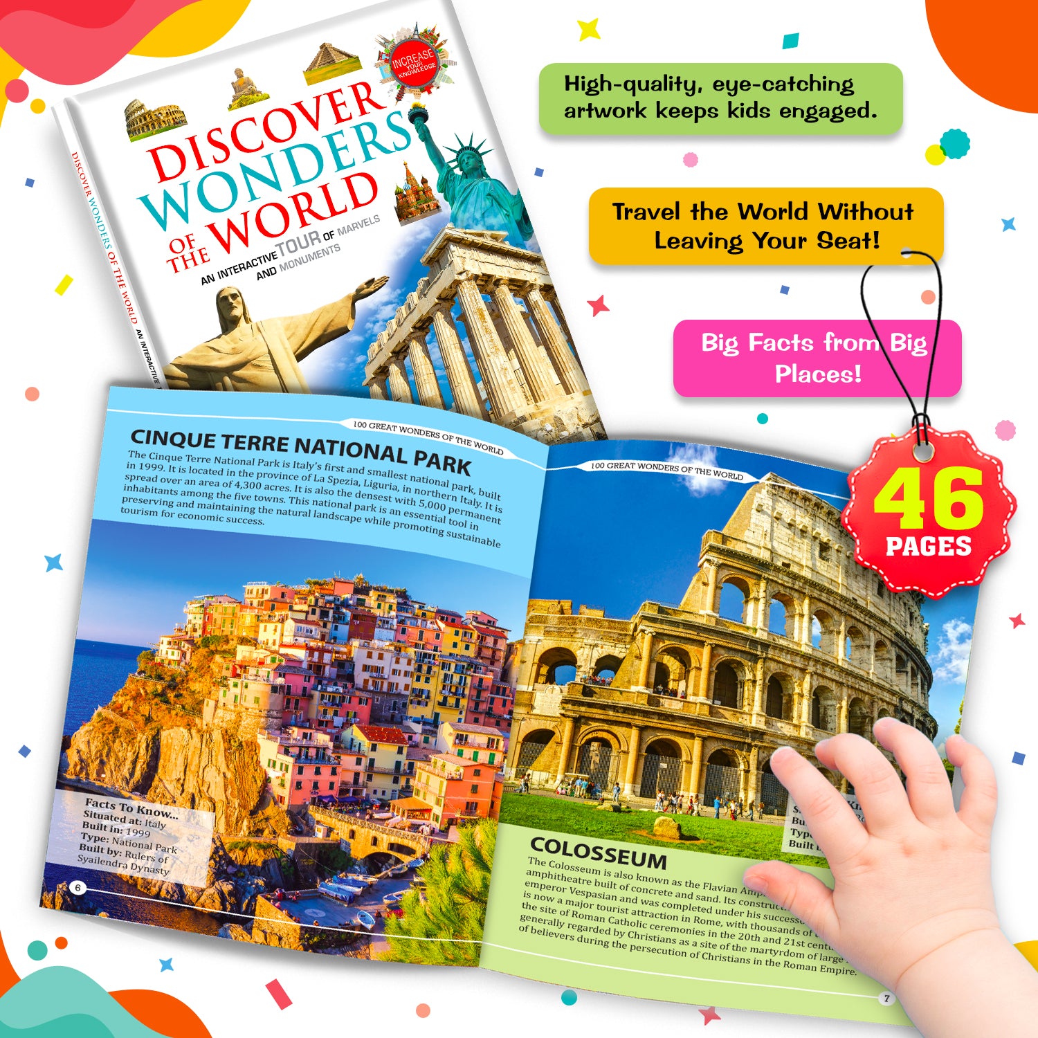 Discover Wonders of the World - Dimension 17x24.5cm