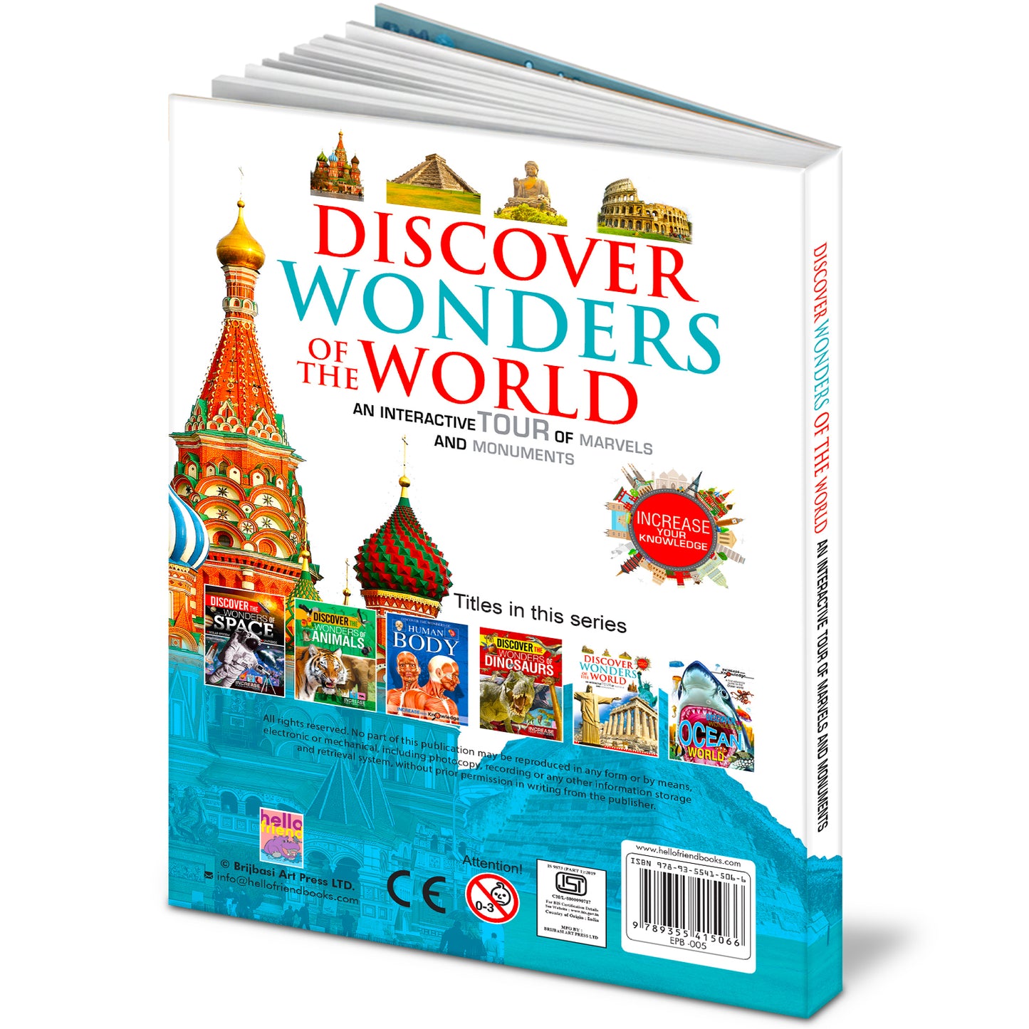 Discover Wonders of the World - Back cover with series titles