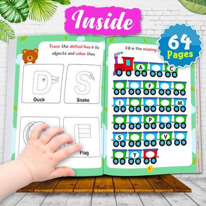 My First Smart Learning Activity Book – English 2 (Age 4+) | Early English Activity Workbook for Kids