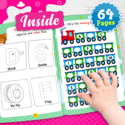 My First Smart Learning Activity Book – English 2 (Age 4+) | Early English Activity Workbook for Kids
