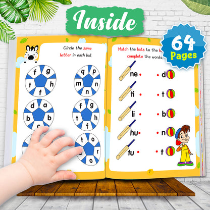 My First Smart Learning Activity Book – English 3 (Age 5+) | English Activity Workbook for Kids