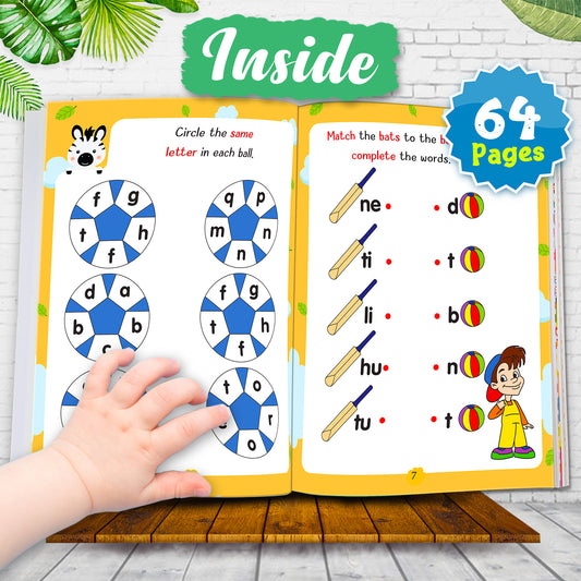 My First Smart Learning Activity Book – English 3 (Age 5+) | English Activity Workbook for Kids