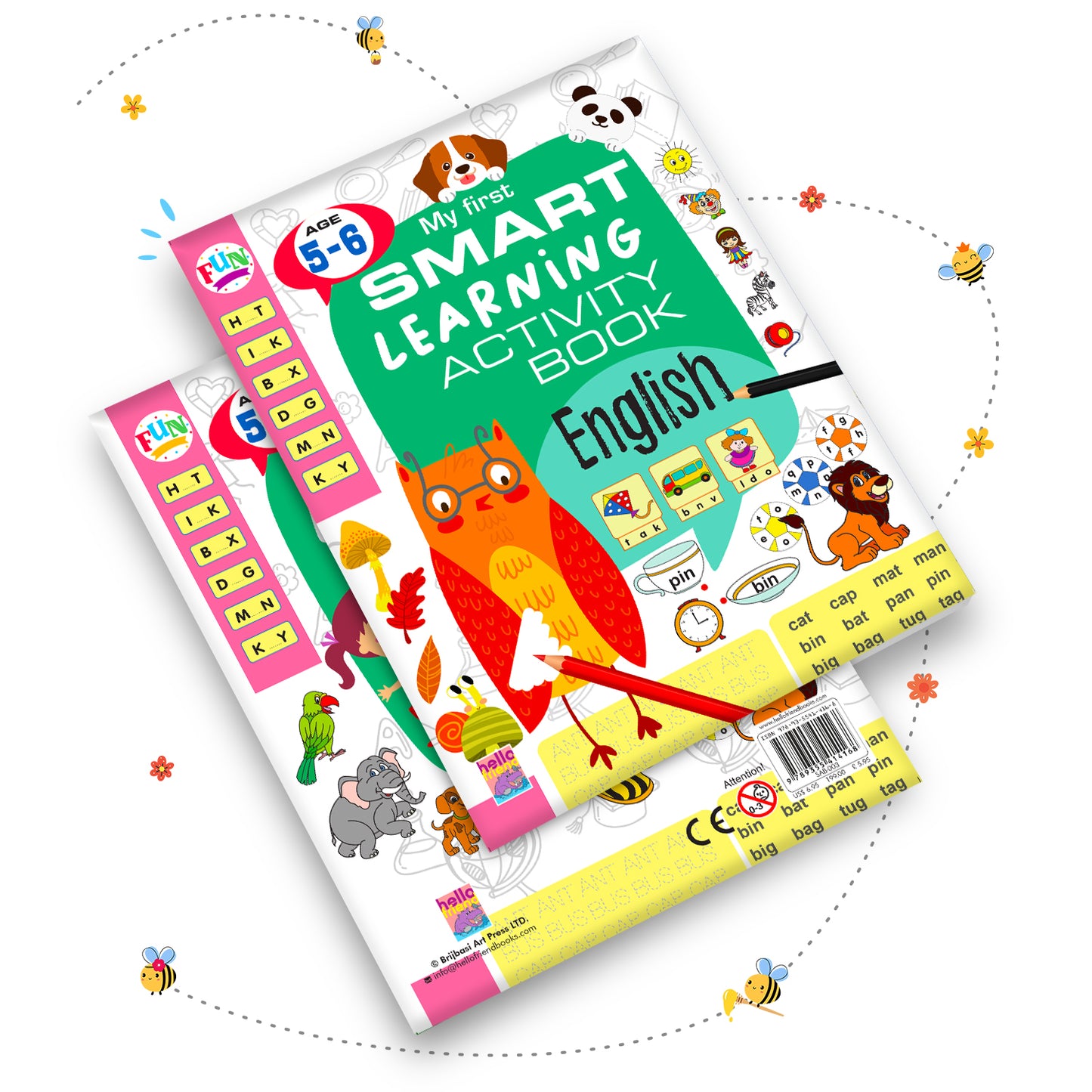 My First Smart Learning Activity Book – English 3 (Age 5+) | English Activity Workbook for Kids
