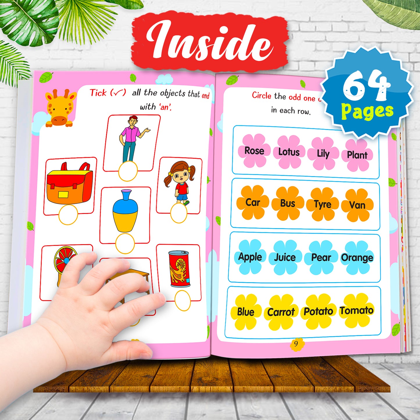 My First Smart Learning Activity Book – English 4 (Age 6+) | English Activity Workbook for Kids