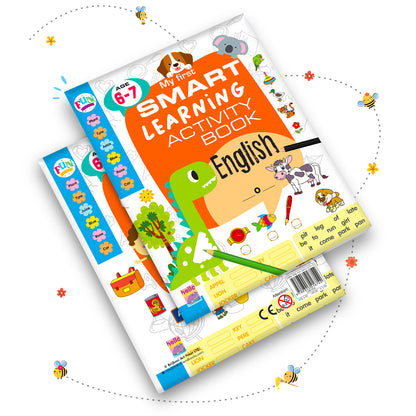My First Smart Learning Activity Book – English 4 (Age 6+) | English Activity Workbook for Kids