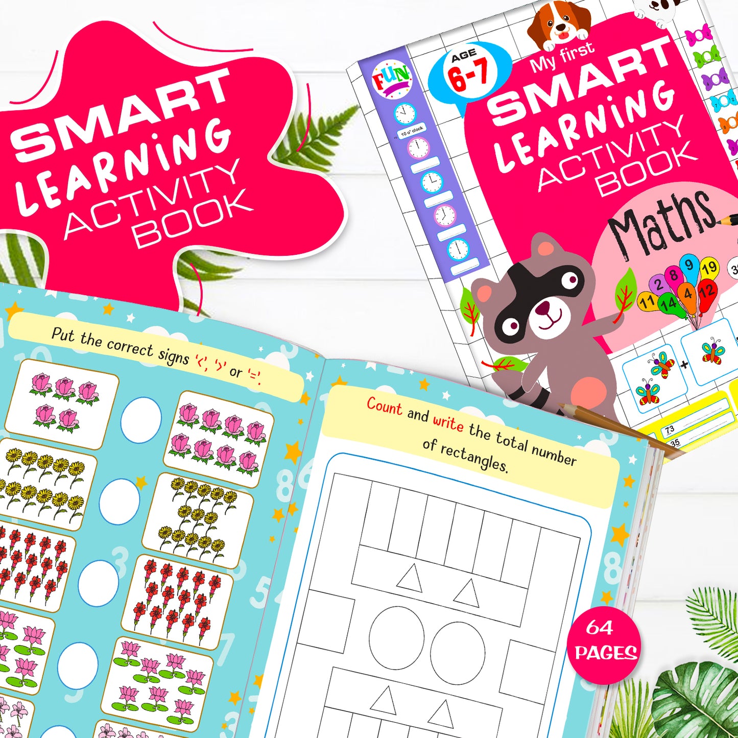 My First Smart Learning Activity Book – Maths 4 | Advanced Math Activity Workbook for Kids