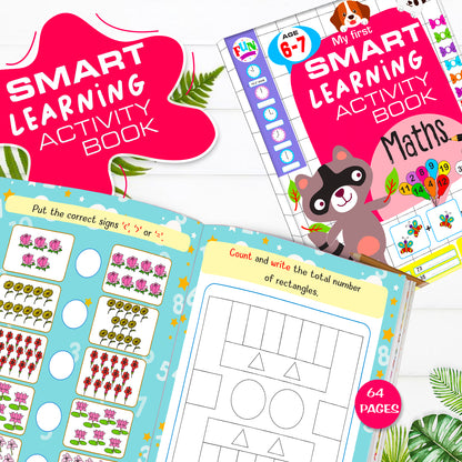 My First Smart Learning Activity Book – Maths 4 | Advanced Math Activity Workbook for Kids