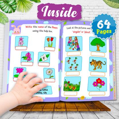 My First Smart Learning Activity Book – English 5 (Age 7+) | Advanced English Activity Workbook for Kids