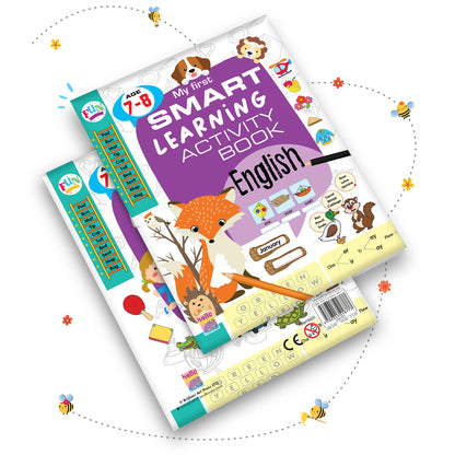 My First Smart Learning Activity Book – English 5 (Age 7+) | Advanced English Activity Workbook for Kids
