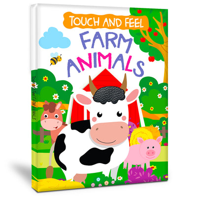 Touch and Feel Farm Animals Board Book for Kids | Sensory Learning Book