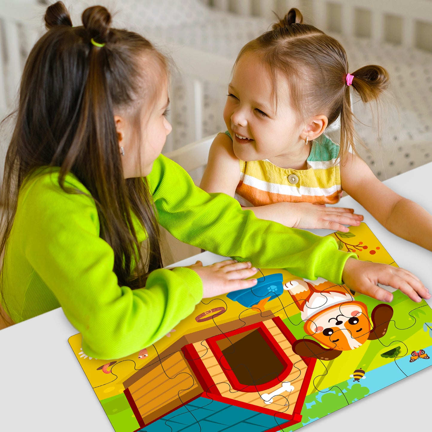 Farm Puzzle Fun Box | 3 in 1 Puzzle Set for Kids