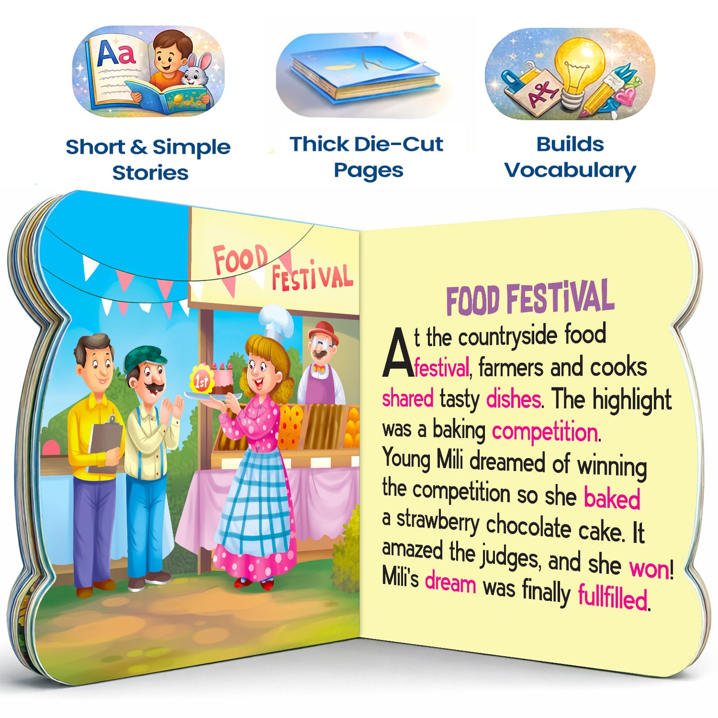 5-in-1 Farm Stories - Interior spread Food Festival story with features