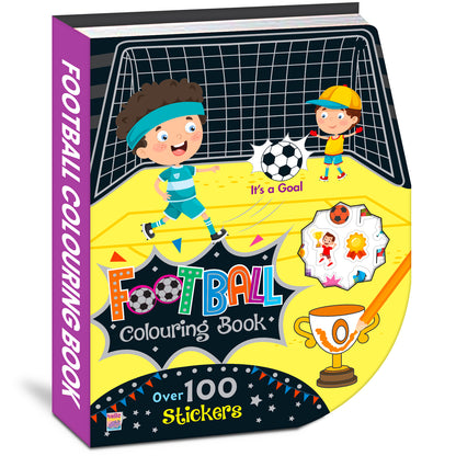 Boy Football Fun | Colouring & Sticker Activity Book for Kids