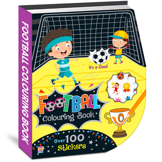Boy Football Fun | Colouring & Sticker Activity Book for Kids