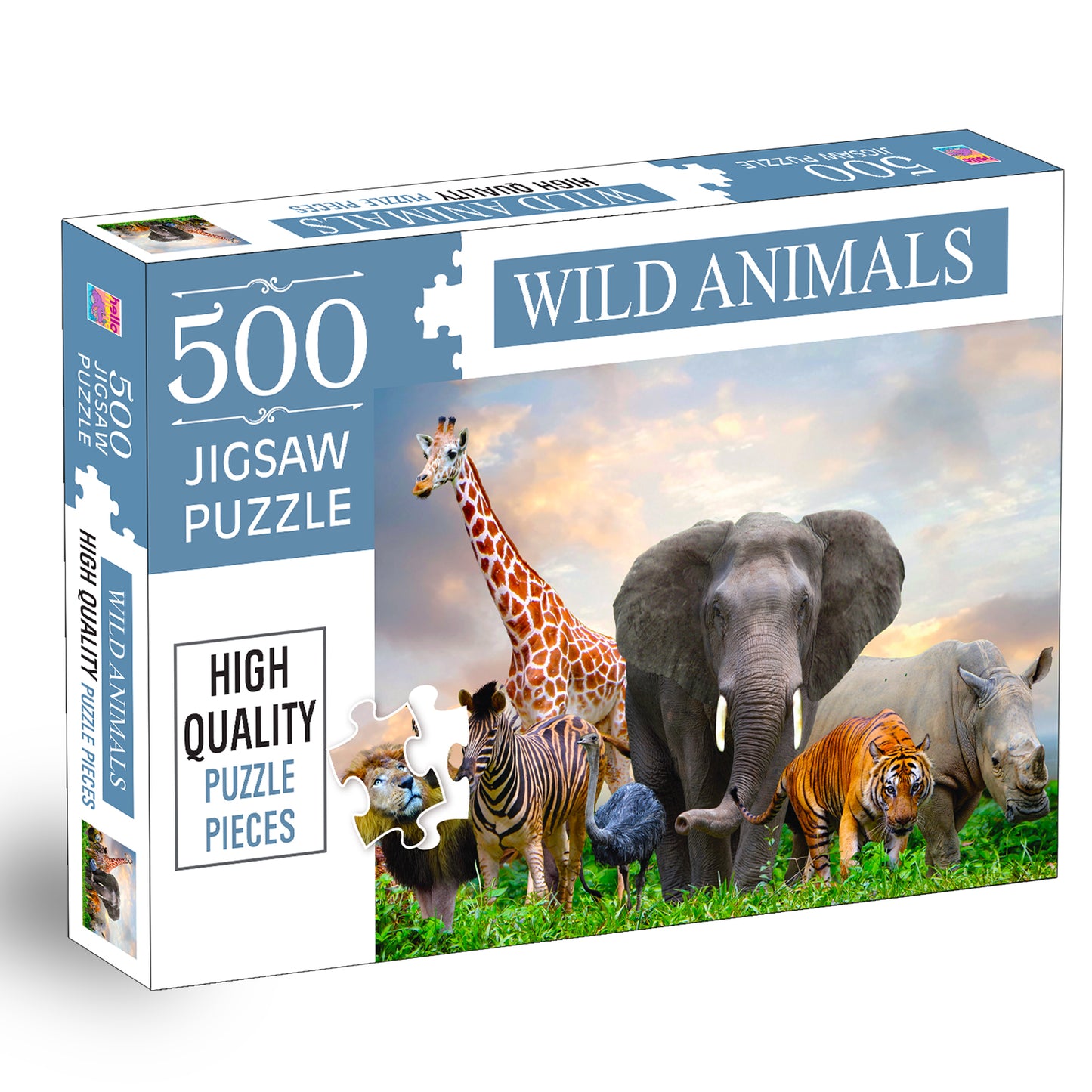 Wild Animals Jigsaw Puzzle - Front Box