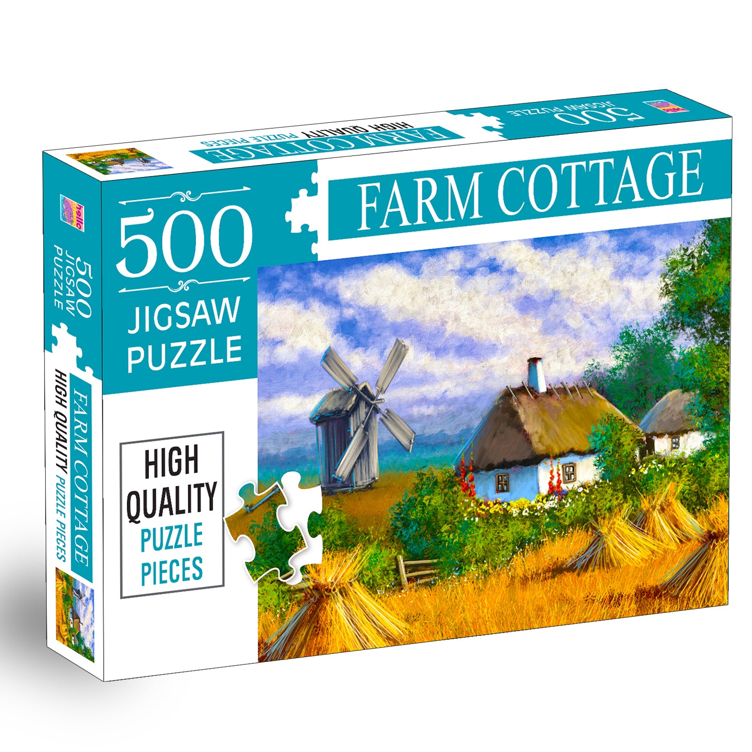 Farm Cottages Jigsaw Puzzle - Front Box