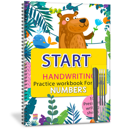 Start handwriting workbook number book