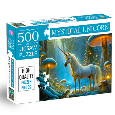 Mystical Unicorn Jigsaw Puzzle | 500 Pieces Puzzle for Kids & Families | Magical Unicorn Brain & Learning Game