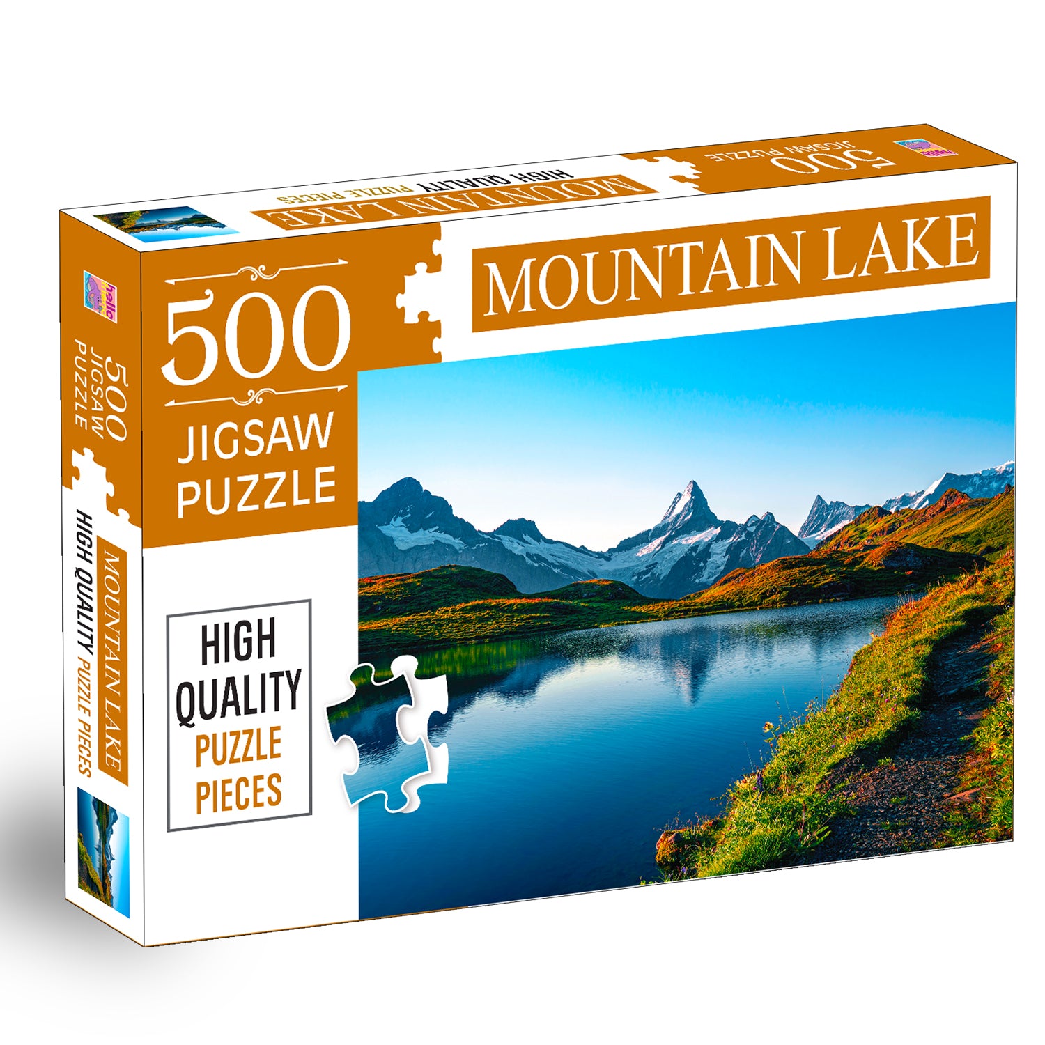 Mountain Lake Jigsaw Puzzle - Front Box