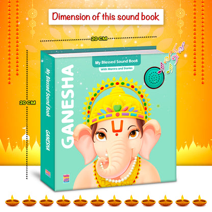 Ganesha Mantra Sound and Story Book | India's First Mythology Shloka & Mantra Sound Book for Kids