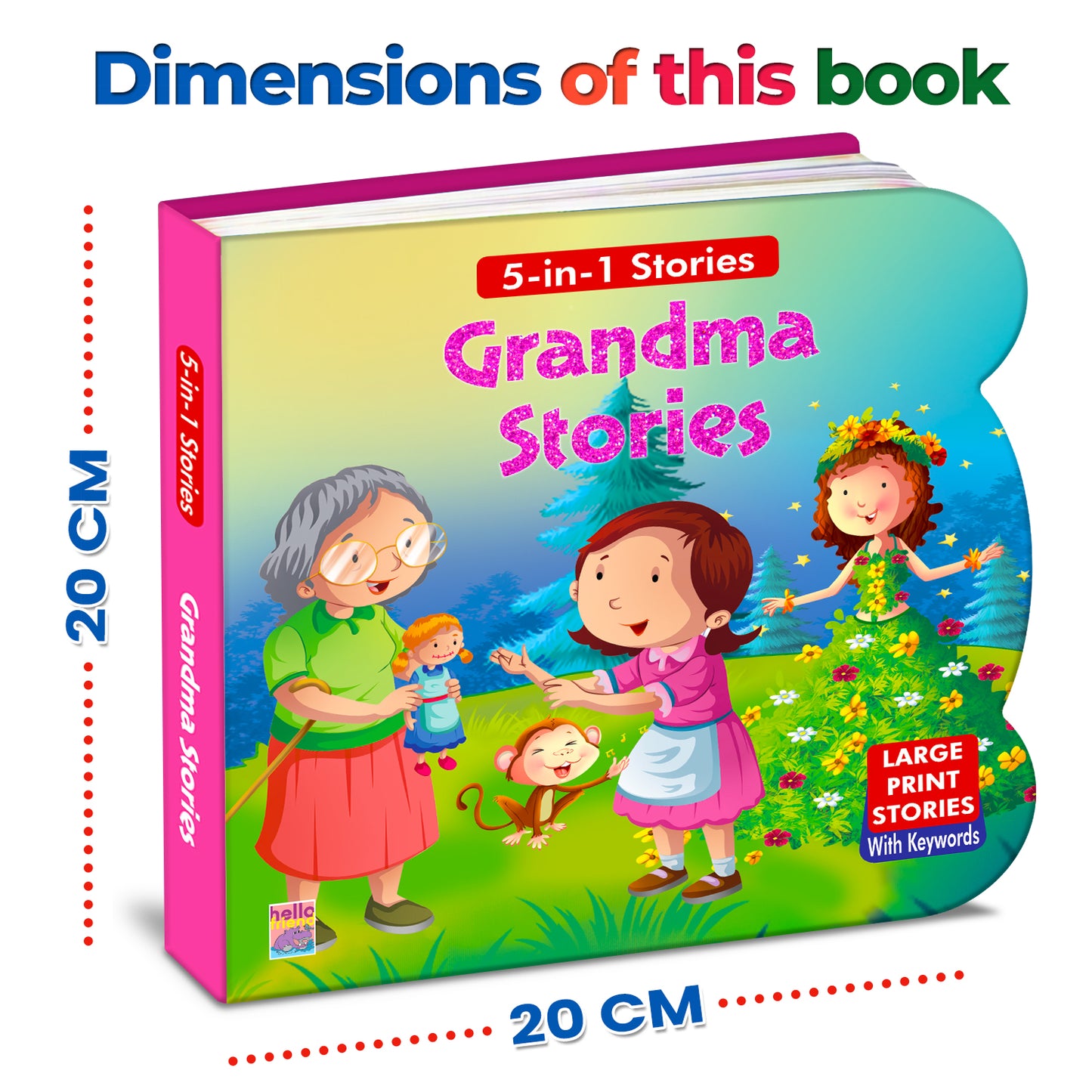 5-in-1 Grandma Stories - Dimension 20x20cm