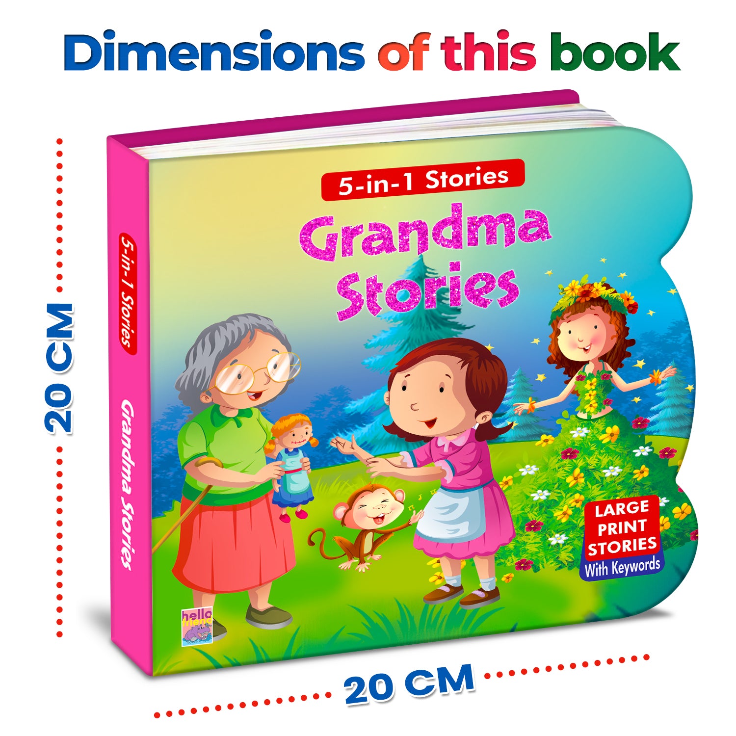 5-in-1 Grandma Stories - Dimension 20x20cm
