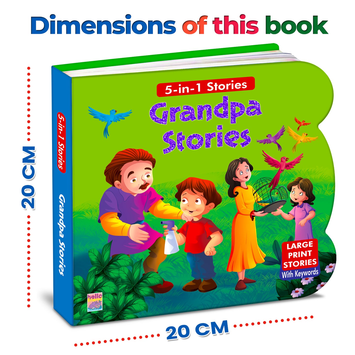 5-in-1 Grandpa Stories - Dimension 20x20cm
