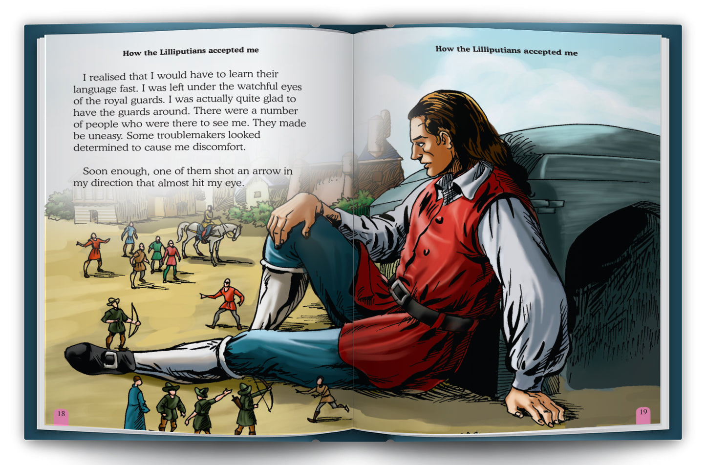 Gulliver's Travels - Front and back cover display