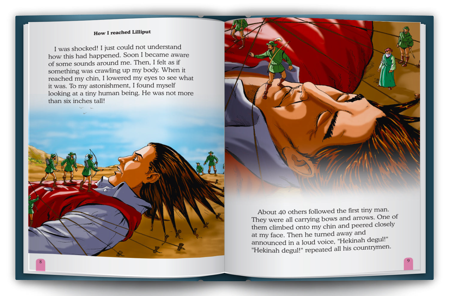 Gulliver's Travels - Book spread lifestyle