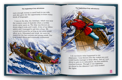 Gulliver's Travels - Interior spread: How the Lilliputians accepted me