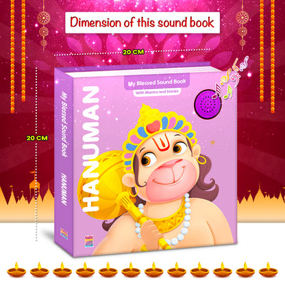 Hanuman Mantra Sound and Story Book | India's First Mythology Shloka & Mantra Sound Book for Kids