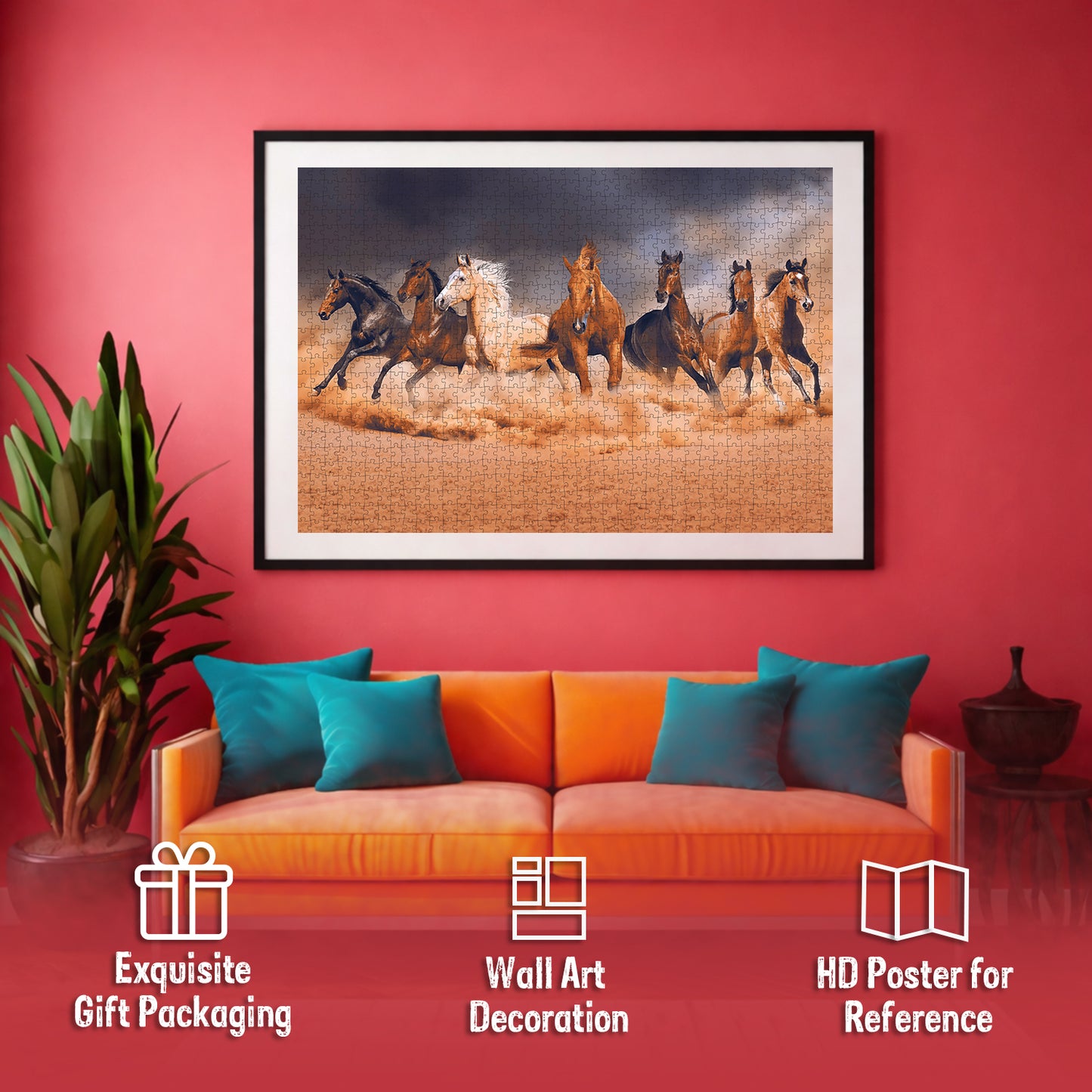 Horses Jigsaw Puzzle - Fun for everyone family