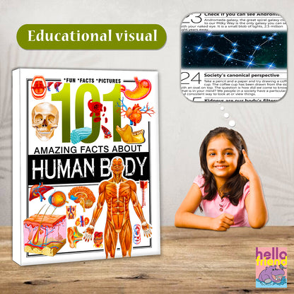 101 Amazing Facts About Human Body | Picture Knowledge Book for Kids | Educational Science Book