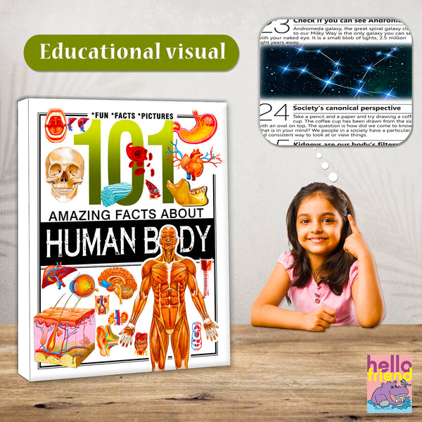 101 Amazing Facts About Human Body | Picture Knowledge Book for Kids | Educational Science Book