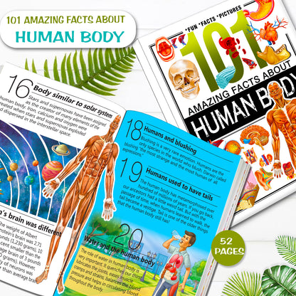 101 Amazing Facts About Human Body | Picture Knowledge Book for Kids | Educational Science Book