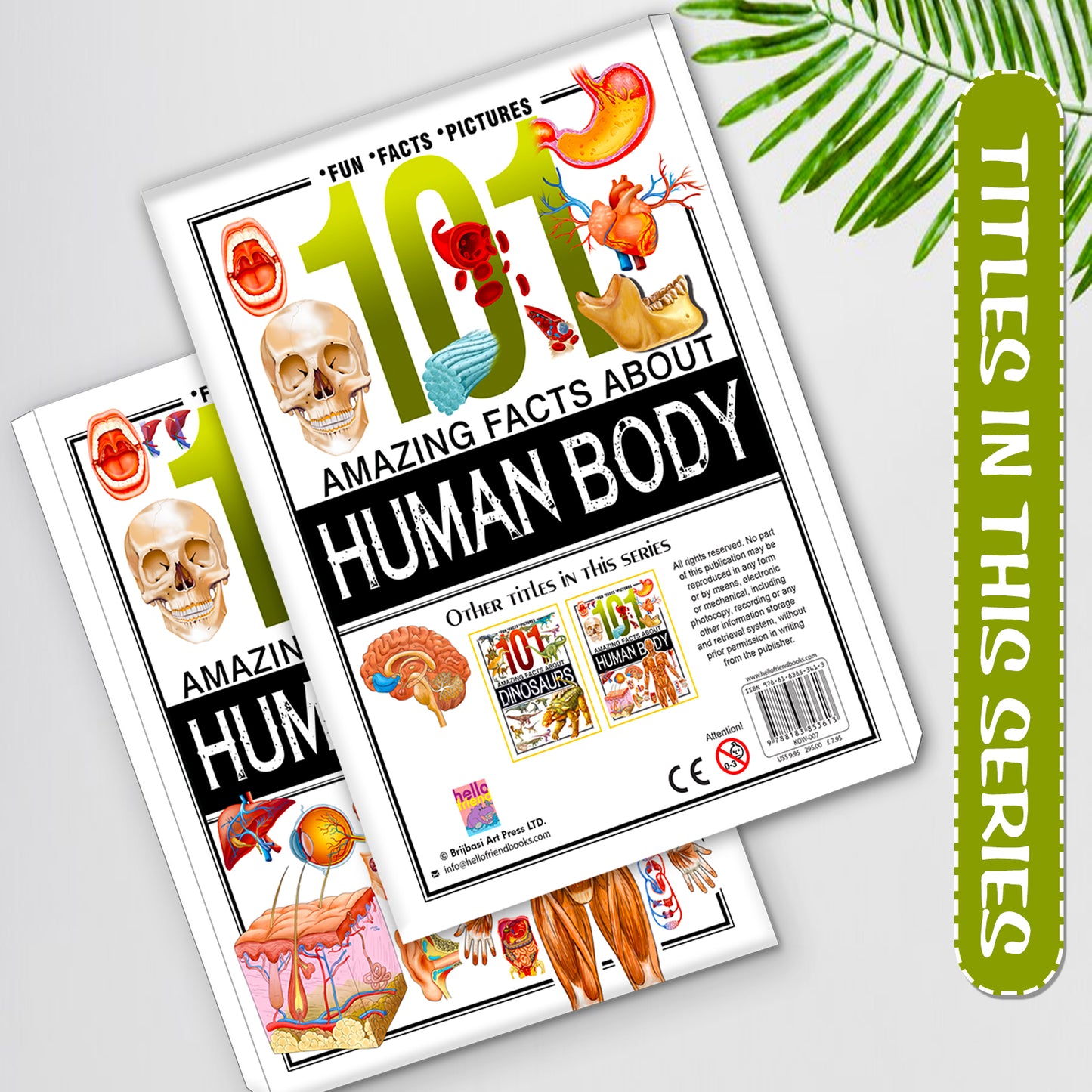 101 Amazing Facts About Human Body | Picture Knowledge Book for Kids | Educational Science Book