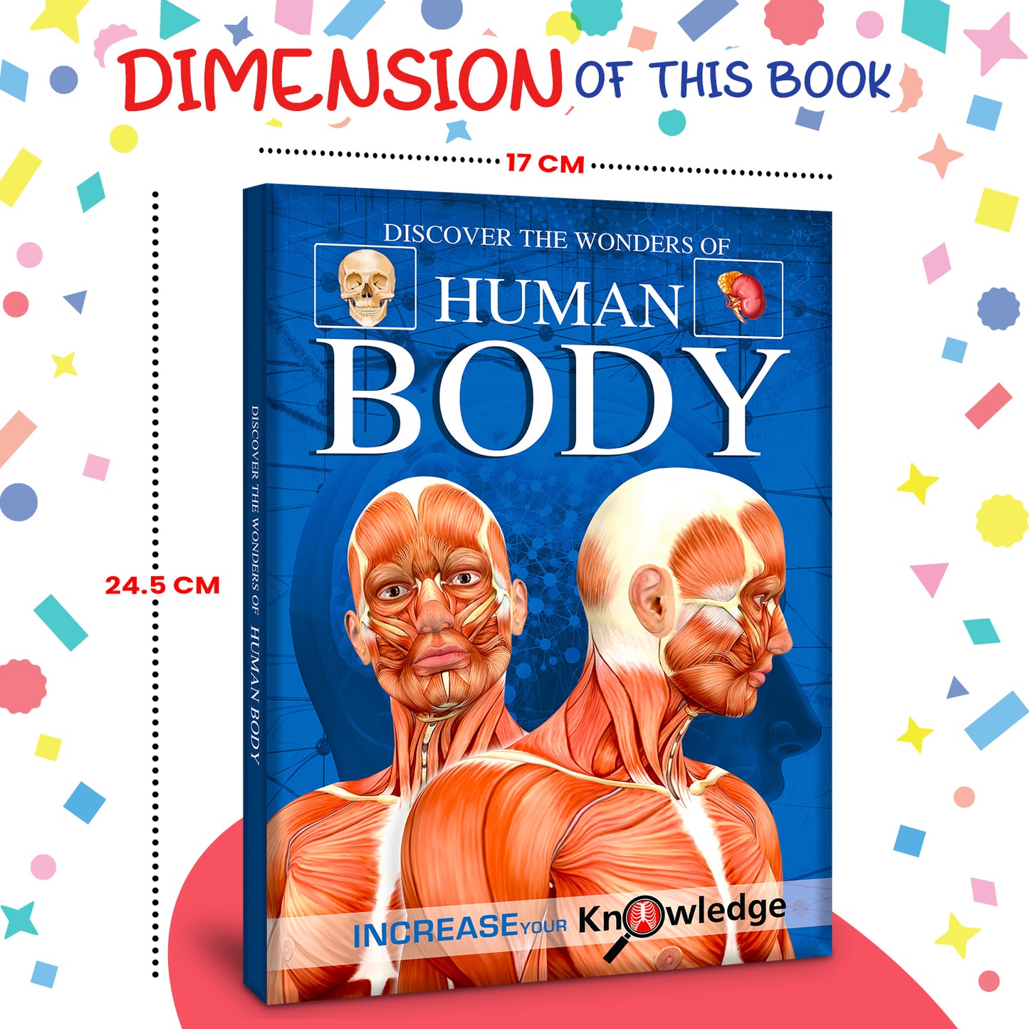 Discover the Wonders of Human Body - Lifestyle cover with Hello Friends branding