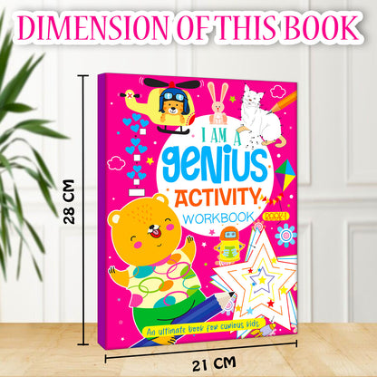 I Am a Genius Activity Workbook Book 1 - Dimensions 21cm x 28cm