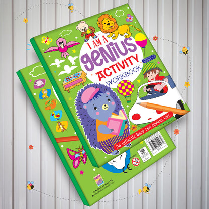 I Am a Genius Activity Workbook Book 2 - Two books stacked cover view