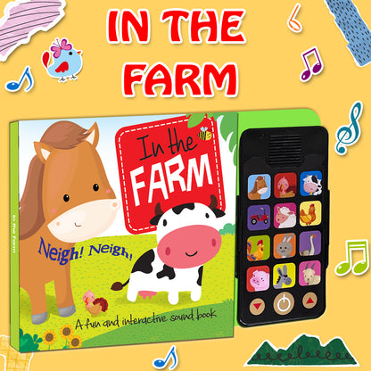 In the Farm Sound Book | Interactive Farm Animals Book for Kids