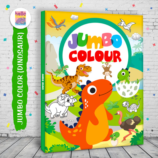Jumbo Color – Dinosaurs | Jumbo Dinosaur Coloring Book for Kids | Big Prehistoric Activity Book
